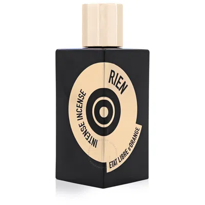 Etat Libre D'orange Unisex Rien Intense Incense Edp Spray 3.4 oz Fragrances 3760168591181 In Black