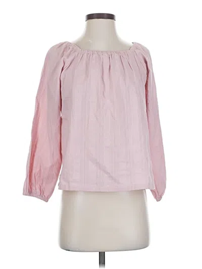 Pre-owned Etcetera 3/4 Sleeve Blouse In Pink