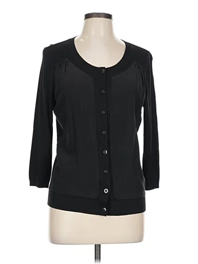 Pre-owned Etcetera 3/4 Sleeve Top Black Sweetheart Neckline Tops