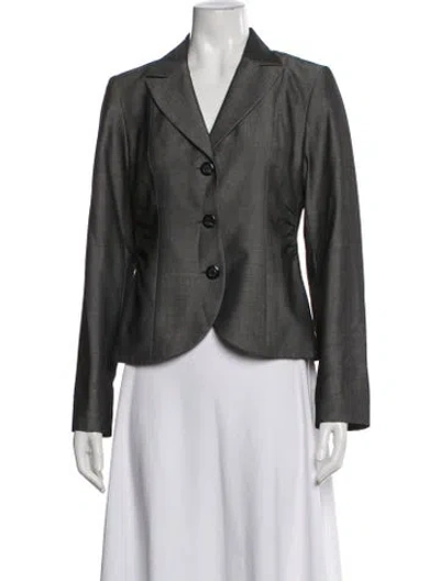 Pre-owned Etcetera Blazer In Gray