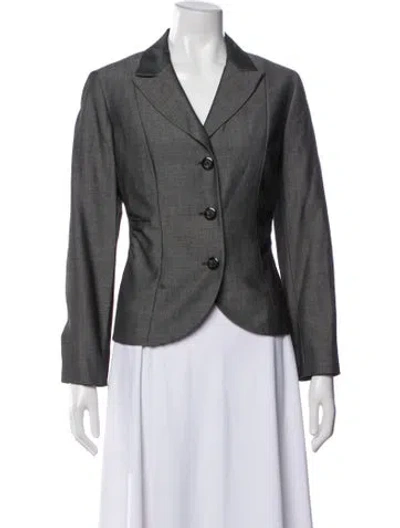 Pre-owned Etcetera Blazer In Gray