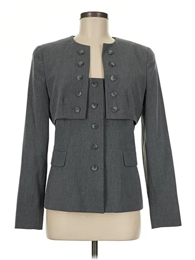 Pre-owned Etcetera Blazer Jacket In Gray