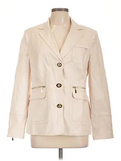 Pre-owned Etcetera Blazer Jacket In Ivory