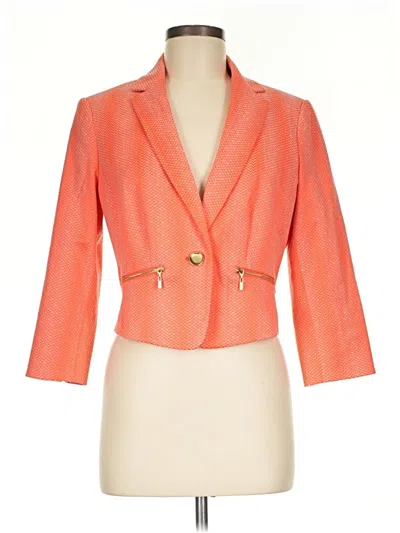 Pre-owned Etcetera Blazer Jacket In Orange