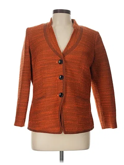 Pre-owned Etcetera Blazer Jacket In Orange