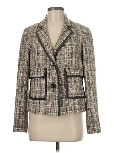 Pre-owned Etcetera Blazer Jacket In White