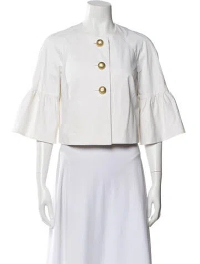 Pre-owned Etcetera Bolero In White