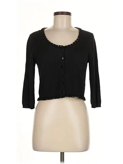 Pre-owned Etcetera Cardigan Sweater In Black