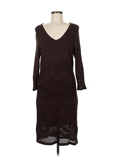Pre-owned Etcetera Casual Dress In Brown