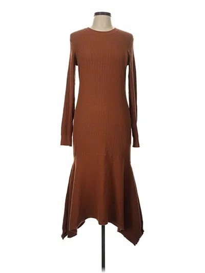 Pre-owned Etcetera Casual Dress In Brown