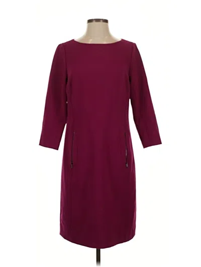 Pre-owned Etcetera Casual Dress In Burgundy