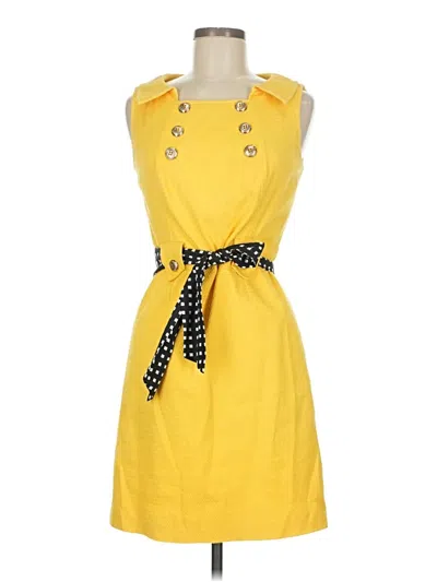 Pre-owned Etcetera Casual Dress In Yellow
