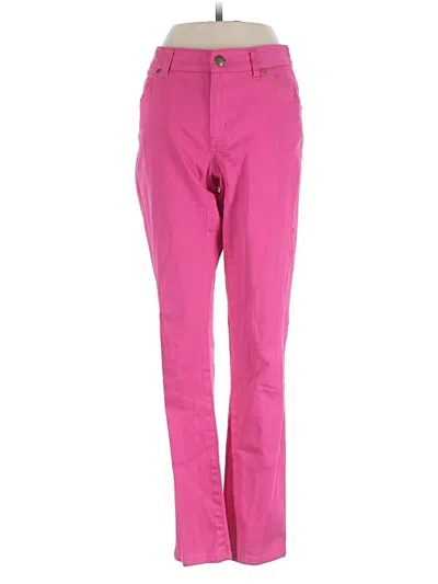 Pre-owned Etcetera Casual Pants In Pink