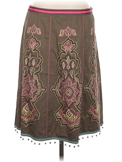 Pre-owned Etcetera Casual Skirt In Brown