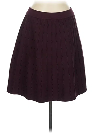 Pre-owned Etcetera Casual Skirt In Burgundy