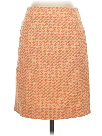 Pre-owned Etcetera Casual Skirt In Orange