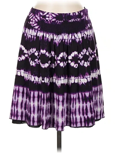 Pre-owned Etcetera Casual Skirt In Purple