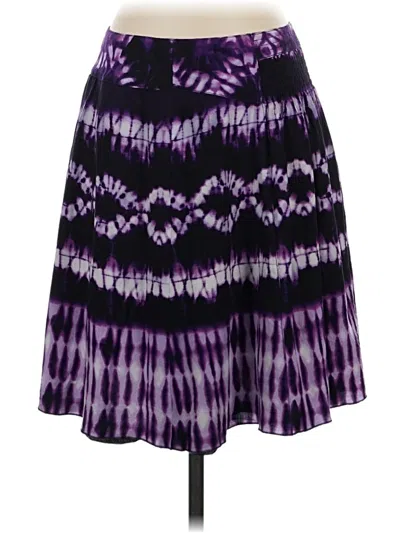 Pre-owned Etcetera Casual Skirt In Purple