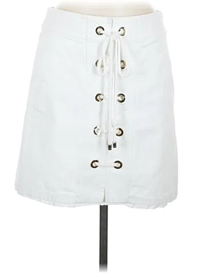 Pre-owned Etcetera Casual Skirt In White