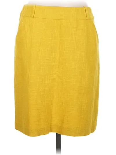 Pre-owned Etcetera Casual Skirt In Yellow