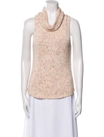 Pre-owned Etcetera Cowl Neck Sweater In Neutral