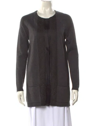 Pre-owned Etcetera Crew Neck Sweater In Gray