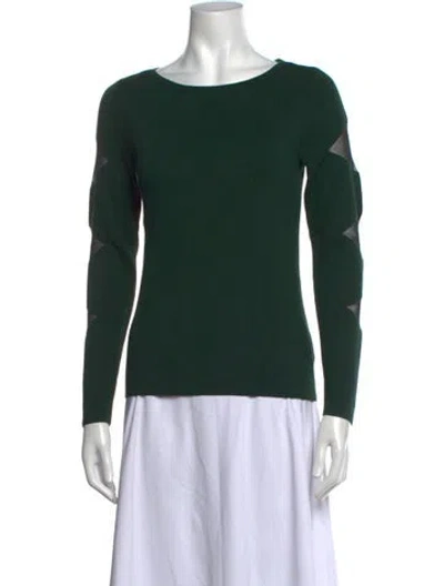 Pre-owned Etcetera Crew Neck Sweater In Green