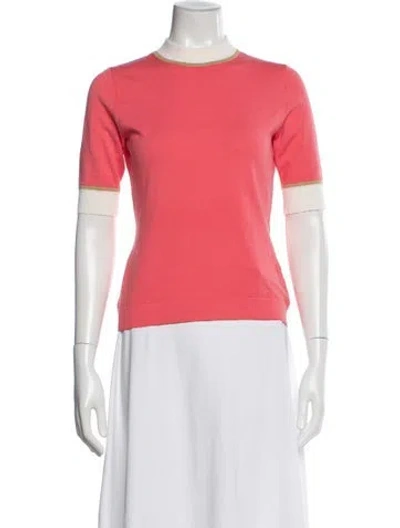 Pre-owned Etcetera Crew Neck Sweater In Pink