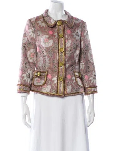 Pre-owned Etcetera Floral Print Jacket In Multi