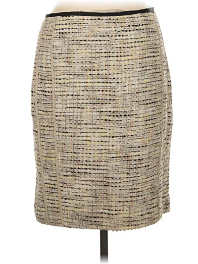 Pre-owned Etcetera Formal Skirt In Gold