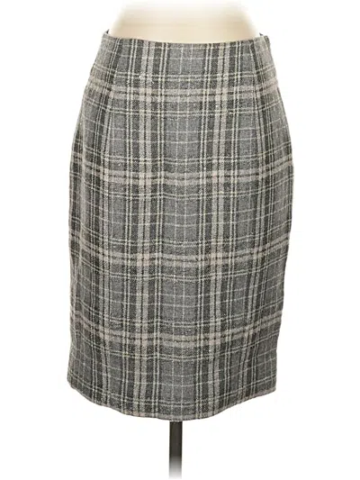 Pre-owned Etcetera Formal Skirt In Gray