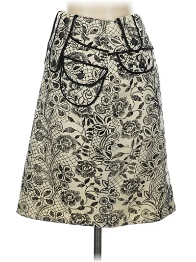 Pre-owned Etcetera Formal Skirt In Ivory