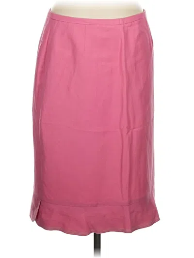Pre-owned Etcetera Formal Skirt In Pink