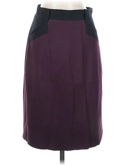 Pre-owned Etcetera Formal Skirt In Purple