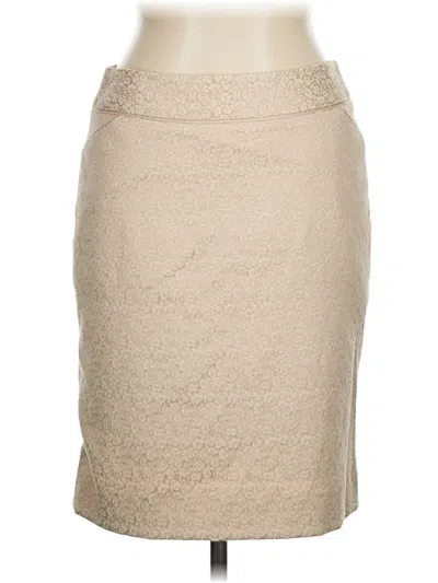 Pre-owned Etcetera Formal Skirt In Tan