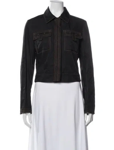 Pre-owned Etcetera Jacket In Black
