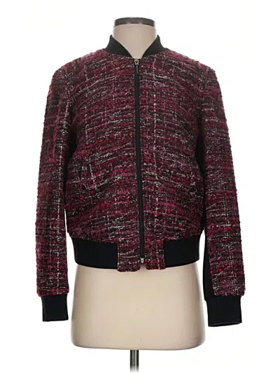 Pre-owned Etcetera Jacket In Burgundy