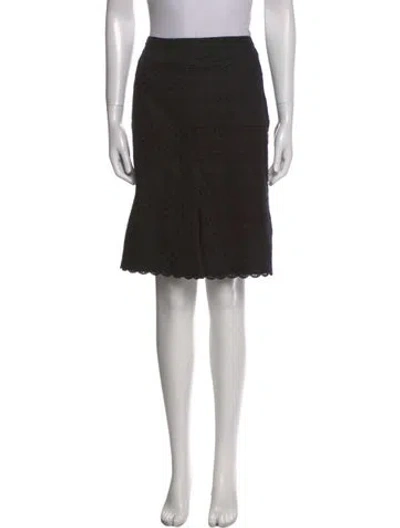 Pre-owned Etcetera Knee-length Skirt In Black