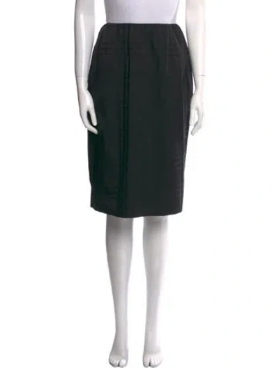 Pre-owned Etcetera Knee-length Skirt In Black