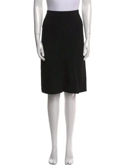 Pre-owned Etcetera Knee-length Skirt In Black