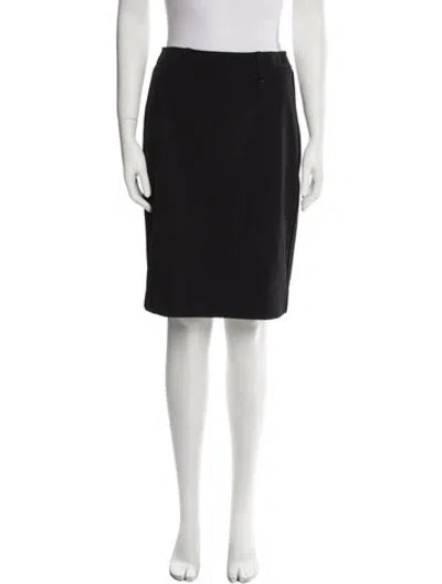 Pre-owned Etcetera Knee-length Skirt In Black