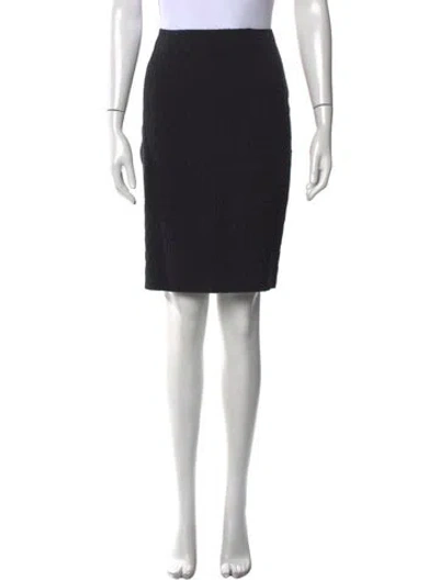 Pre-owned Etcetera Knee-length Skirt In Black