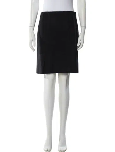 Pre-owned Etcetera Knee-length Skirt In Black