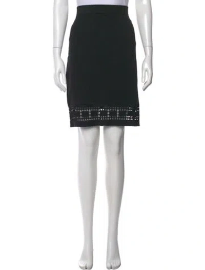 Pre-owned Etcetera Knee-length Skirt In Black