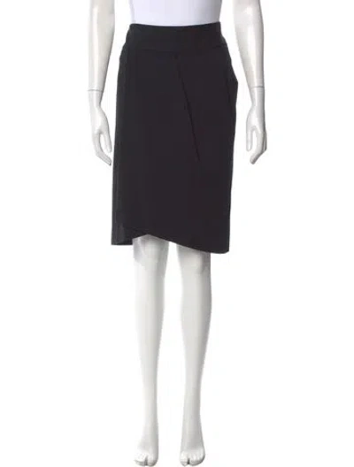 Pre-owned Etcetera Knee-length Skirt In Black