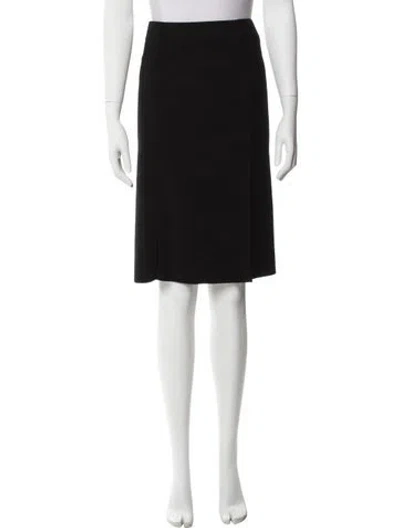 Pre-owned Etcetera Knee-length Skirt In Black
