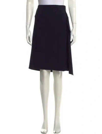Pre-owned Etcetera Knee-length Skirt In Blue