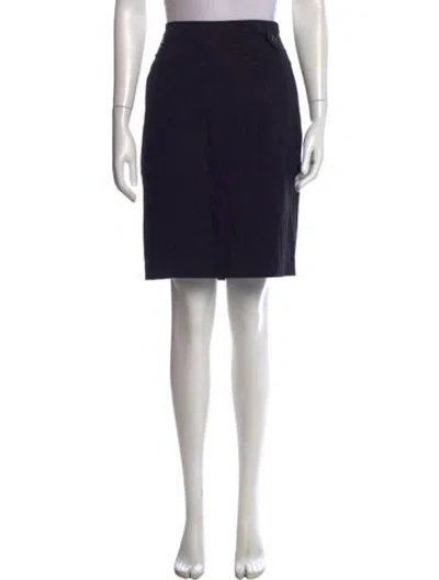 Pre-owned Etcetera Knee-length Skirt In Blue