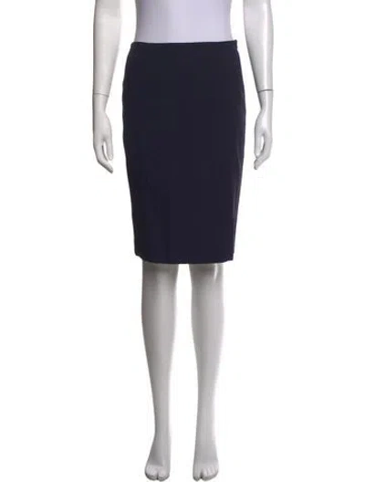 Pre-owned Etcetera Knee-length Skirt In Blue