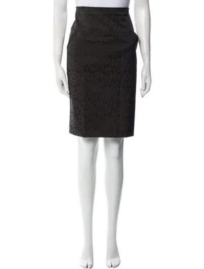 Pre-owned Etcetera Knee-length Skirt In Brown